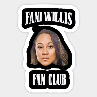 Fani Willis Fan Club Sticker
